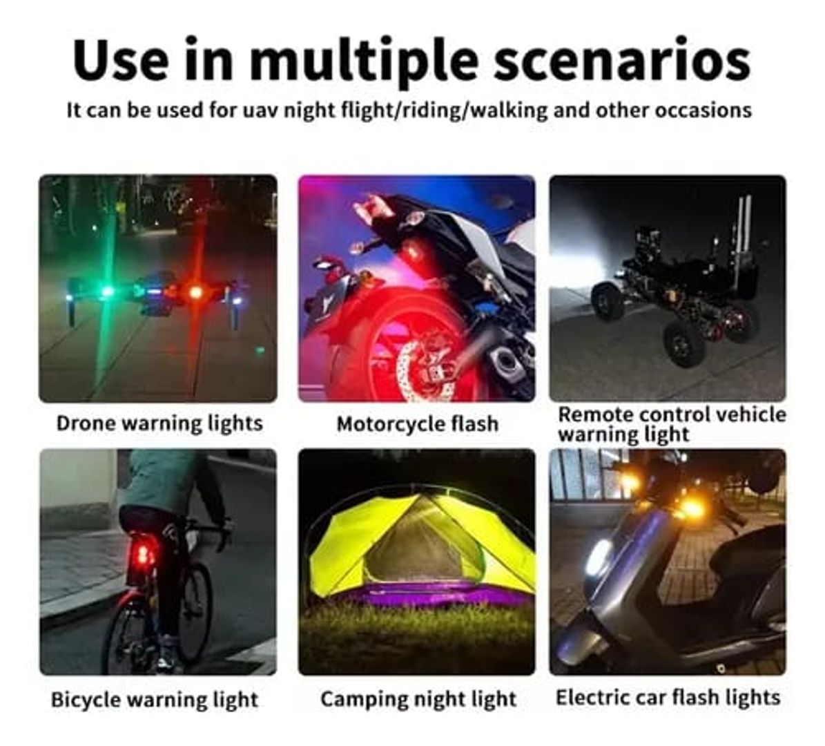 LUZ LED STROBER RECARGABLE 919