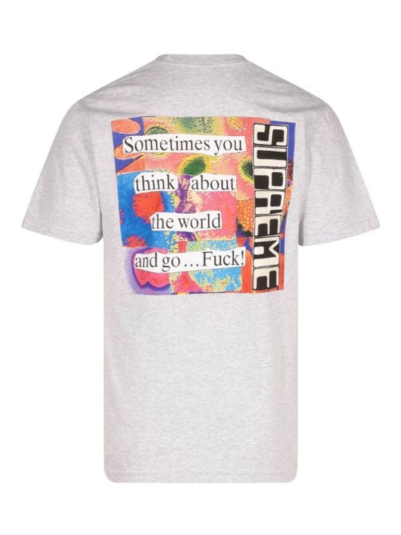 CAMISETA SUPREME STATIC  “GRIS” TALLA M