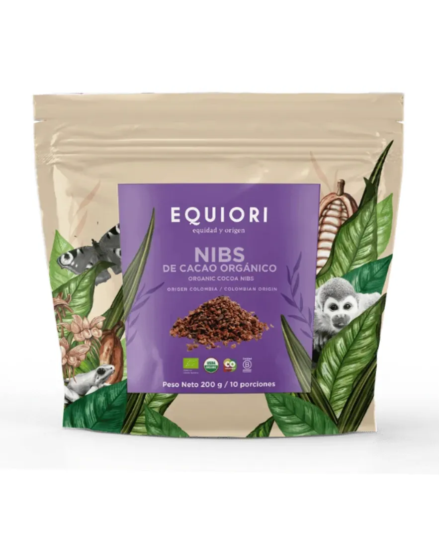 NIBS DE CACAO ORGANICO EQUIORI X 200GR