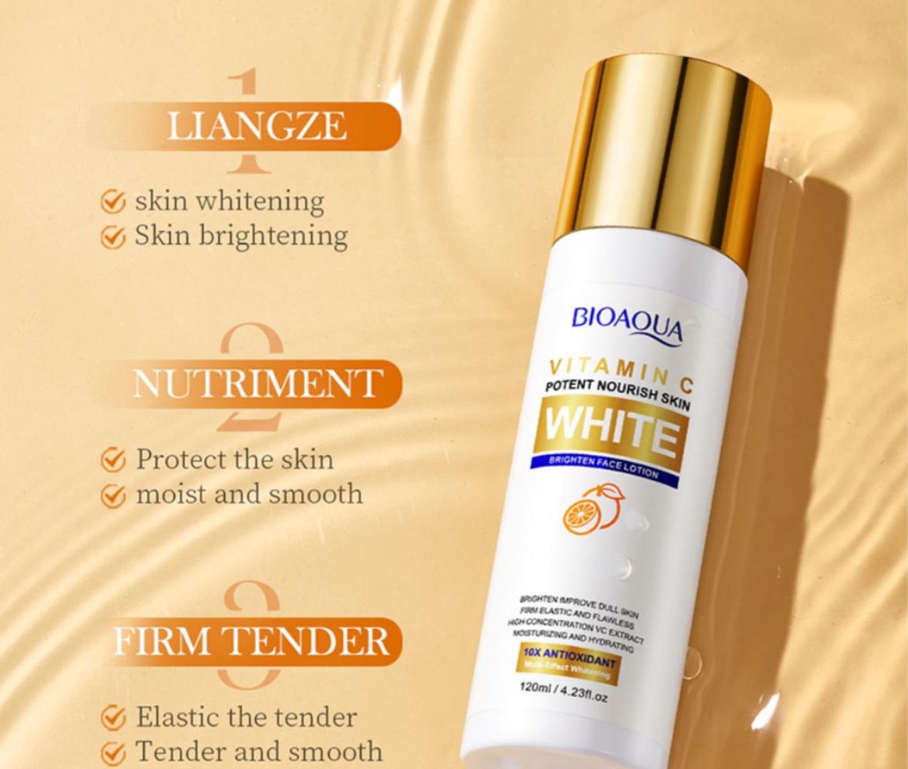 TONICO VITAMINA C WHITE BIOAQUA