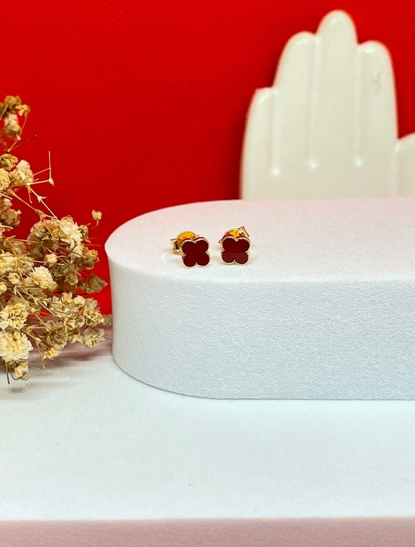 Topos van cleef rojos 5mm pequeños