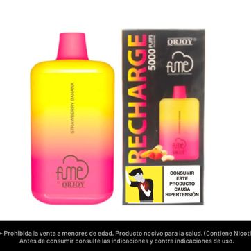Imagen del producto Fume Recharge Strawberry Banana 5000 Puffs