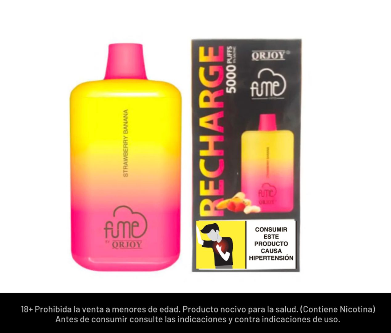 Fume Recharge Strawberry Banana 5000 Puffs