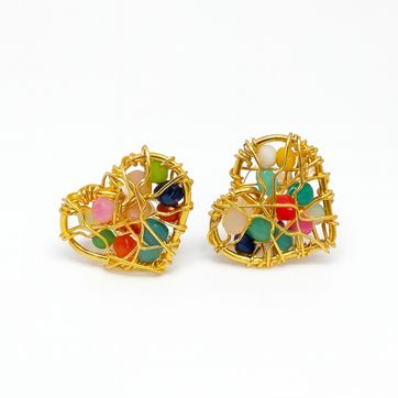 Atrapasueños Cristales Multicolor - imagen 1