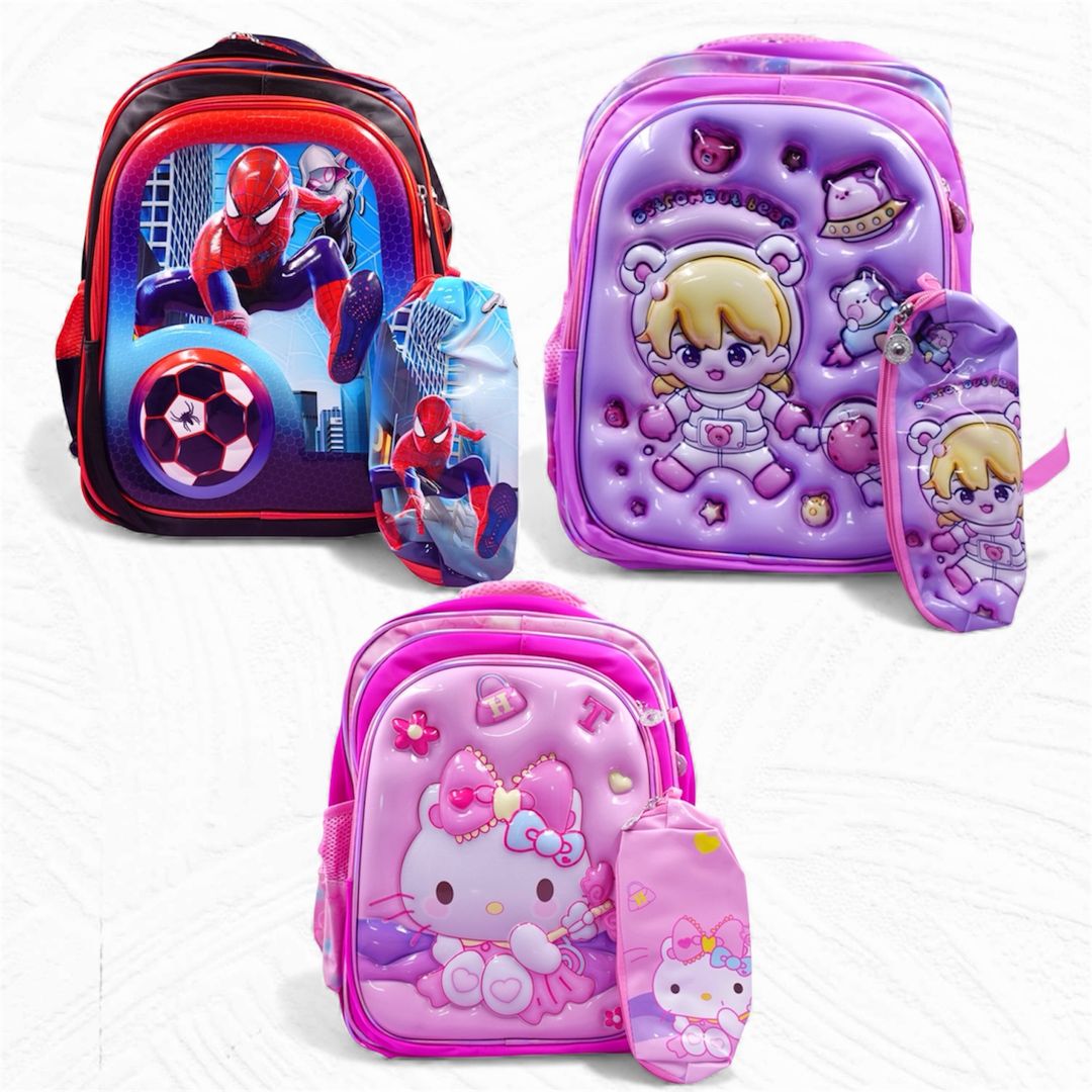 BOLSO ESCOLAR CON CARTUCHERA LF1700