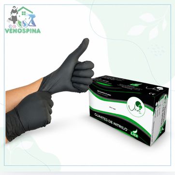 Imagen del producto GUANTE NITRILO NEGRO 