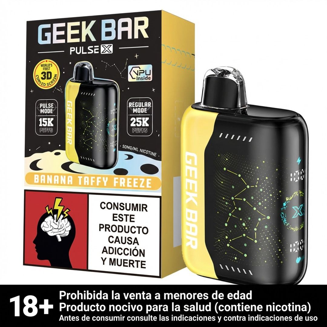 Geek Bar Pulse X Banana Taffy Freeze 25.000 Puffs