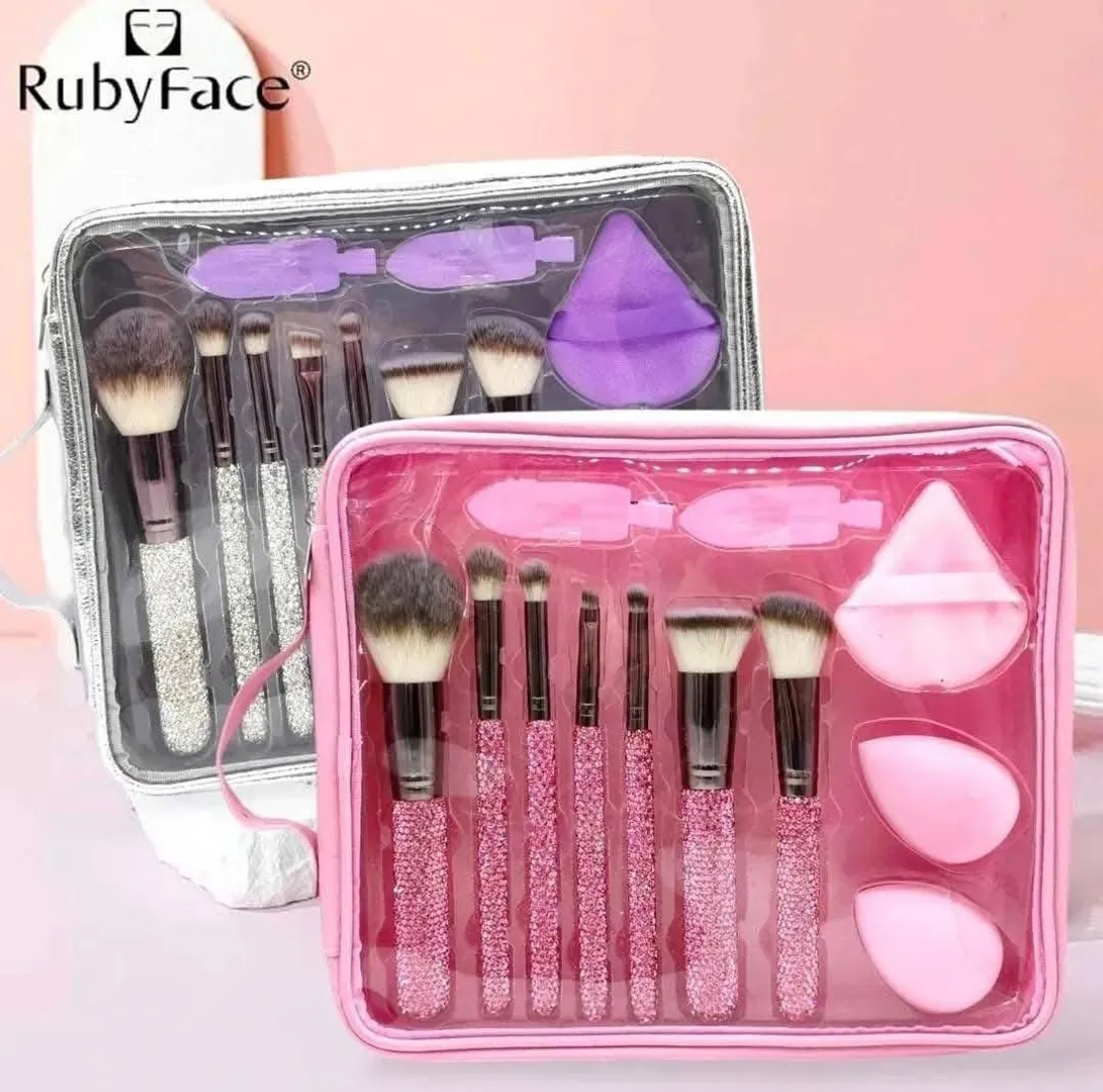 SET DE BROCHAS DE MAQUILLAJE DE BEAUTY BLENDER 