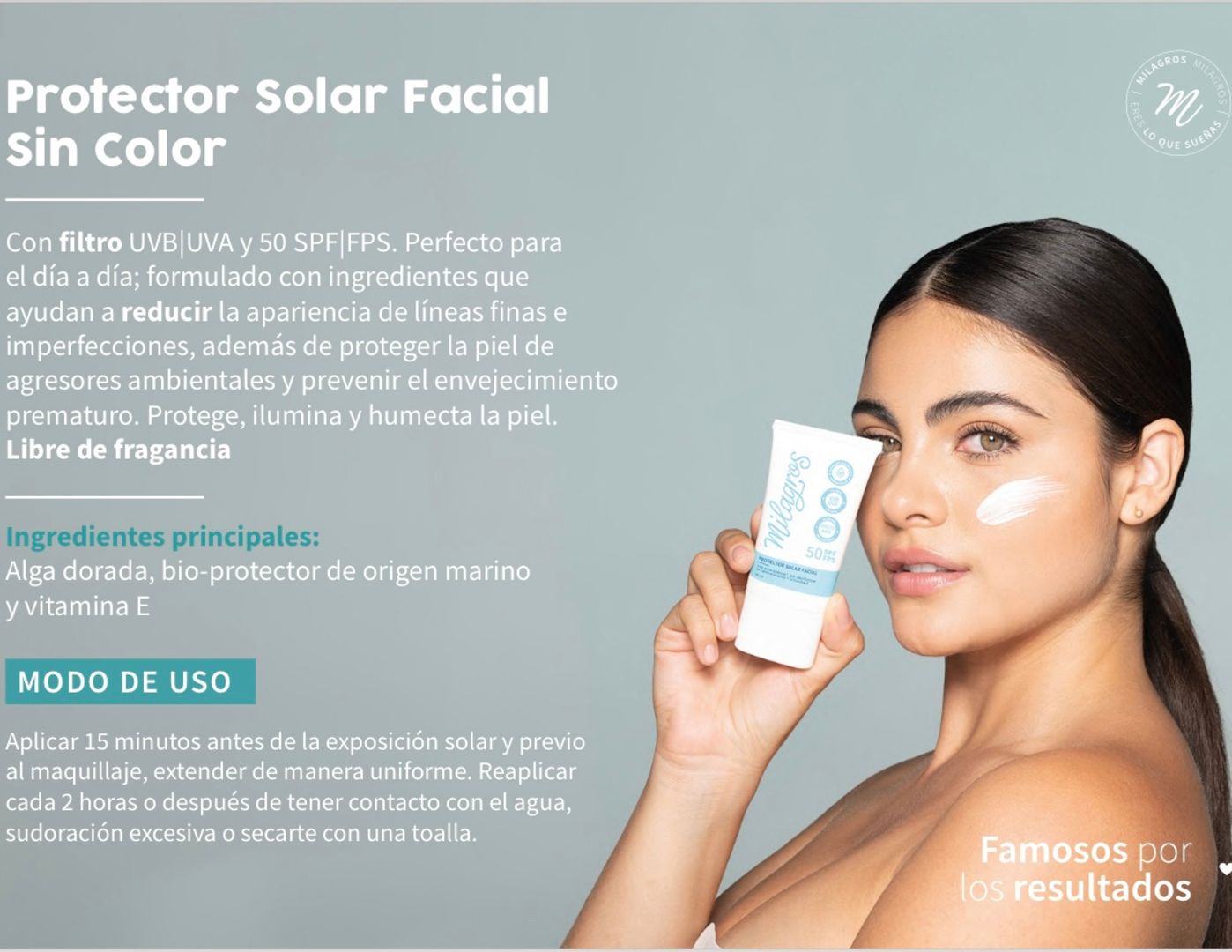 PROTECTOR SOLAR SIN COLOR 