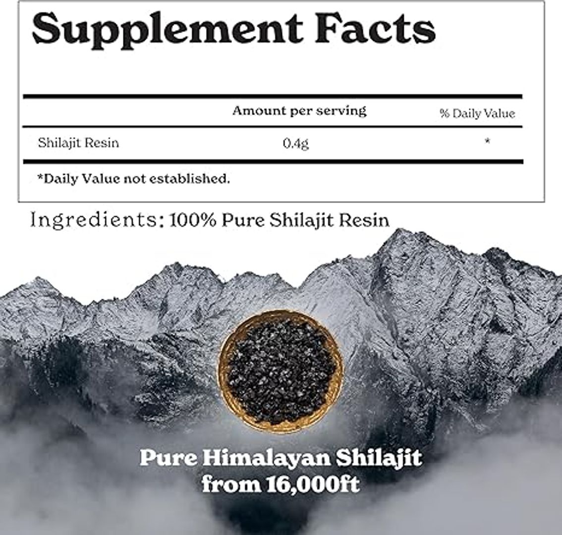 Resina Shilajit pura del Himalaya Better Alt