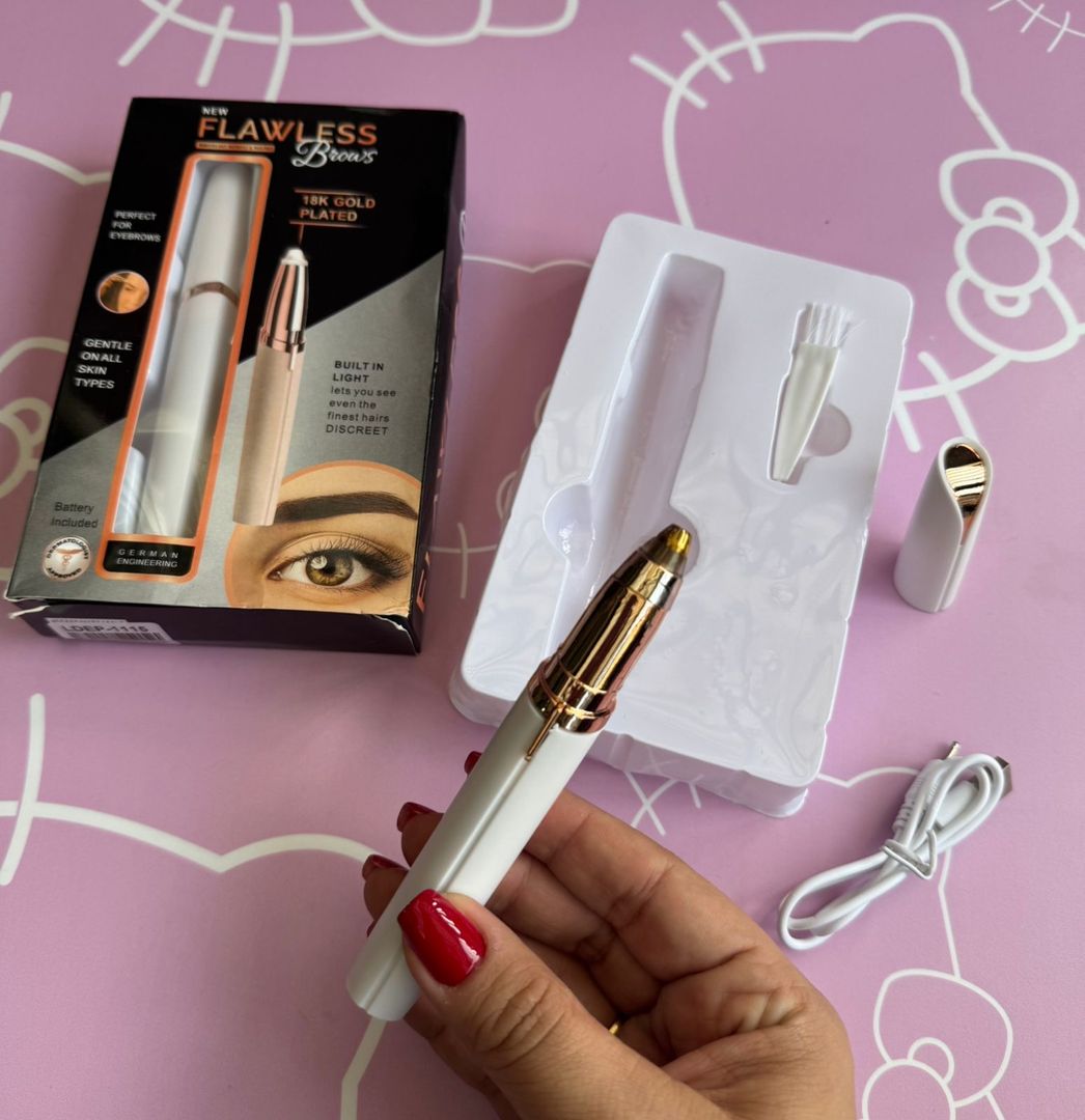 Depilador de cejas recargable 