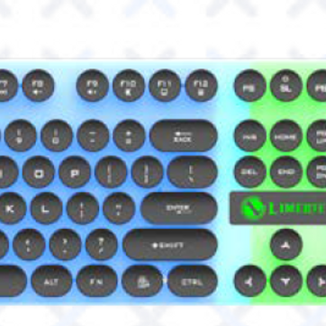 Imagen del producto COMBO TECLADO Y MOUSE GAMER GTX300PUNK RGB