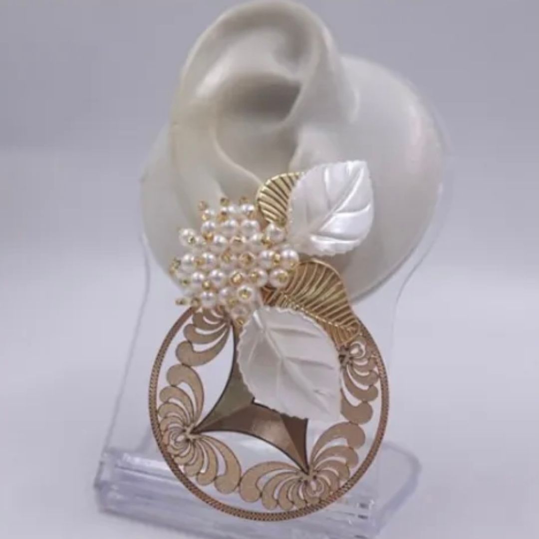 ARETA MEDIA FLOR DORADA