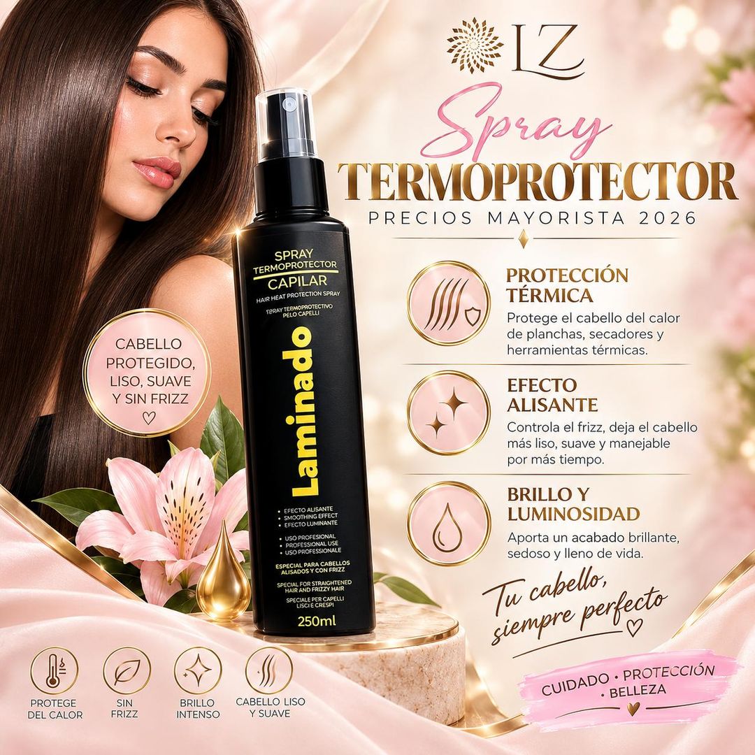 PRODUCTOS LZ TERMOPROTECTOR SPRAY CAPILAR LAMINADO 250 ML
