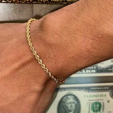Imagen del producto Pulso tejido lazo oro 18k 