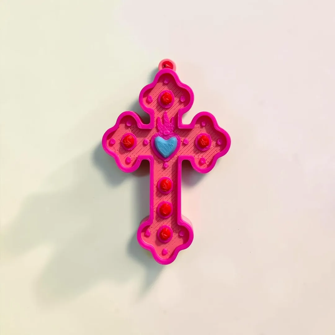 Dije Cruces Corazón 