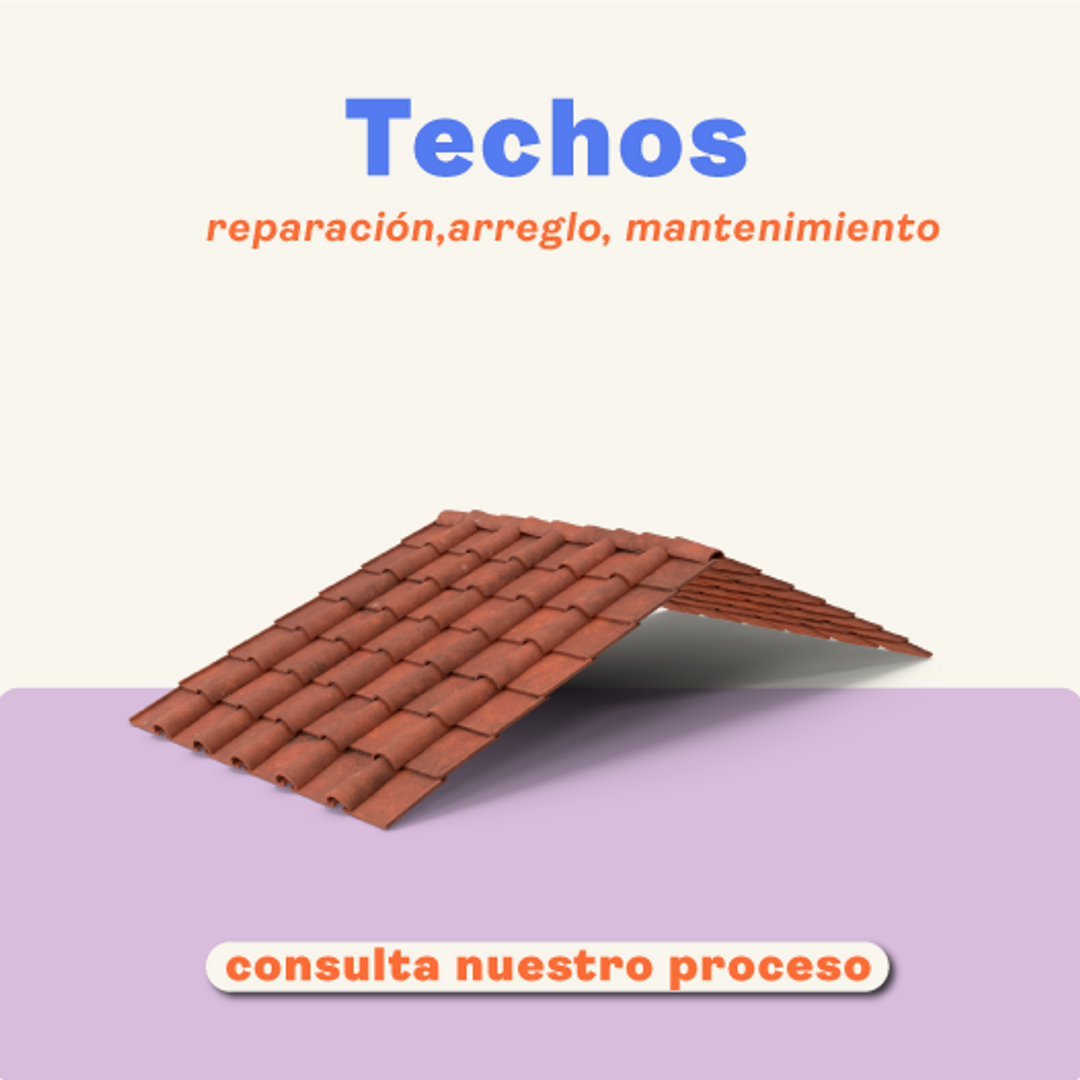 Construcción, instalación, mantenimiento de techos 