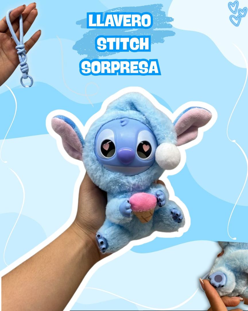 LLAVERO DE STITCH SORPRESA 
