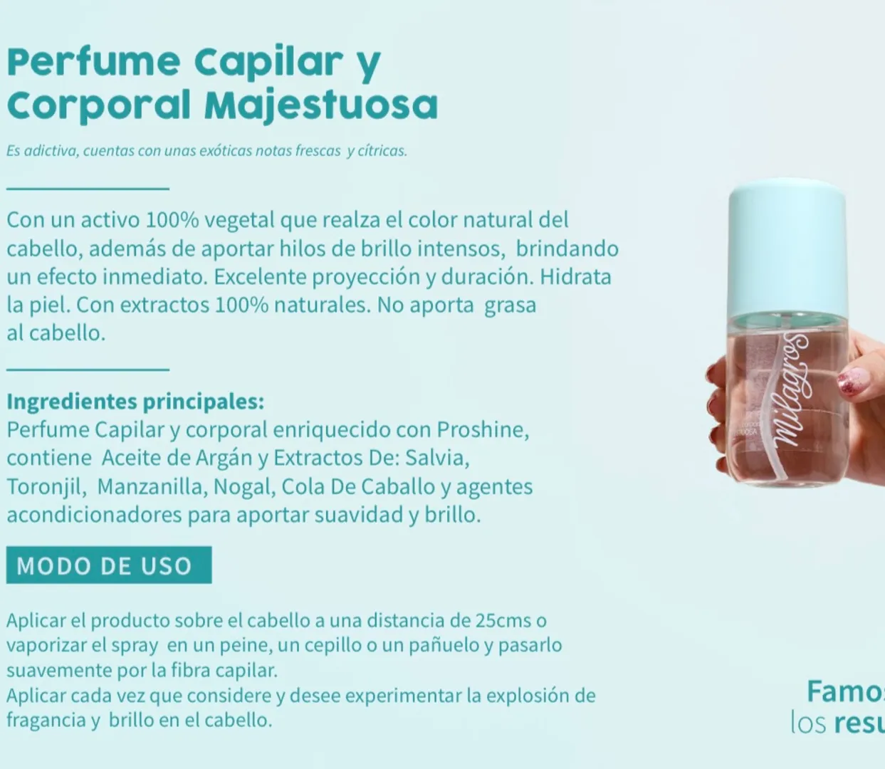 PERFUME CAPILAR MAJESTUOSA