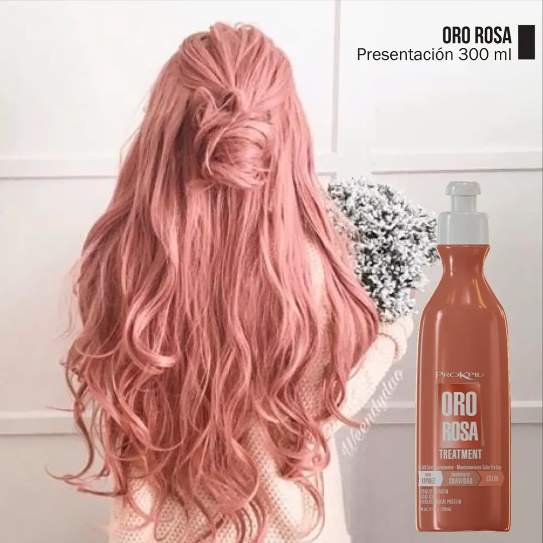Tratamiento color Oro Rosa 300ML