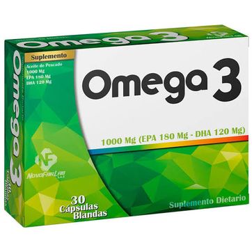 Imagen del producto OMEGA 3 NOVOFARMLAB SOB X 15 CAPS