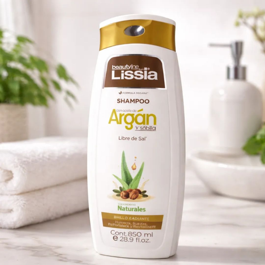 SHAMPOO CON ACEITE DE ARGAN LISSIA X 850ML