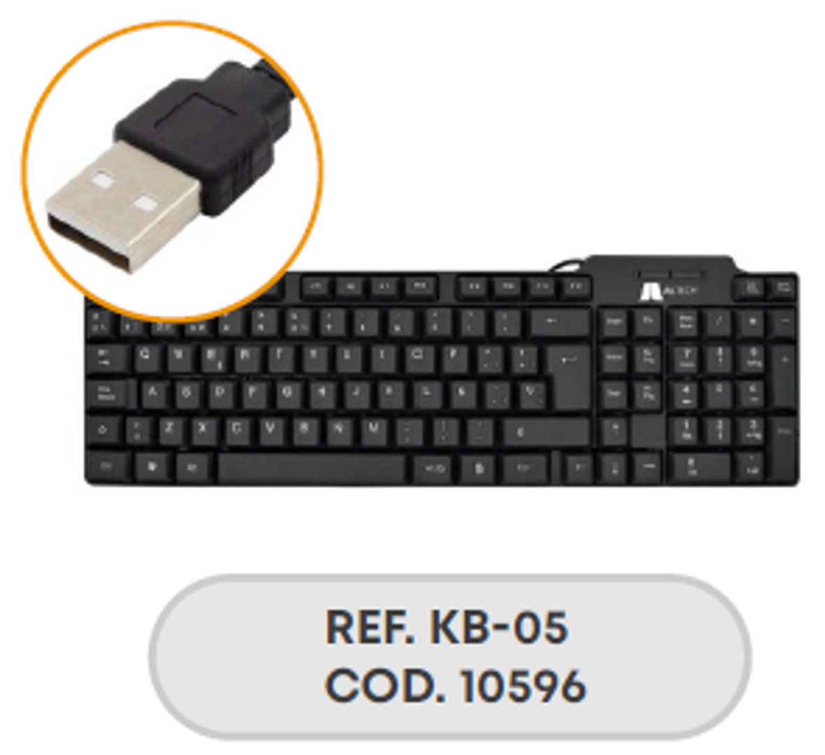 TECLADO USB FORZA
