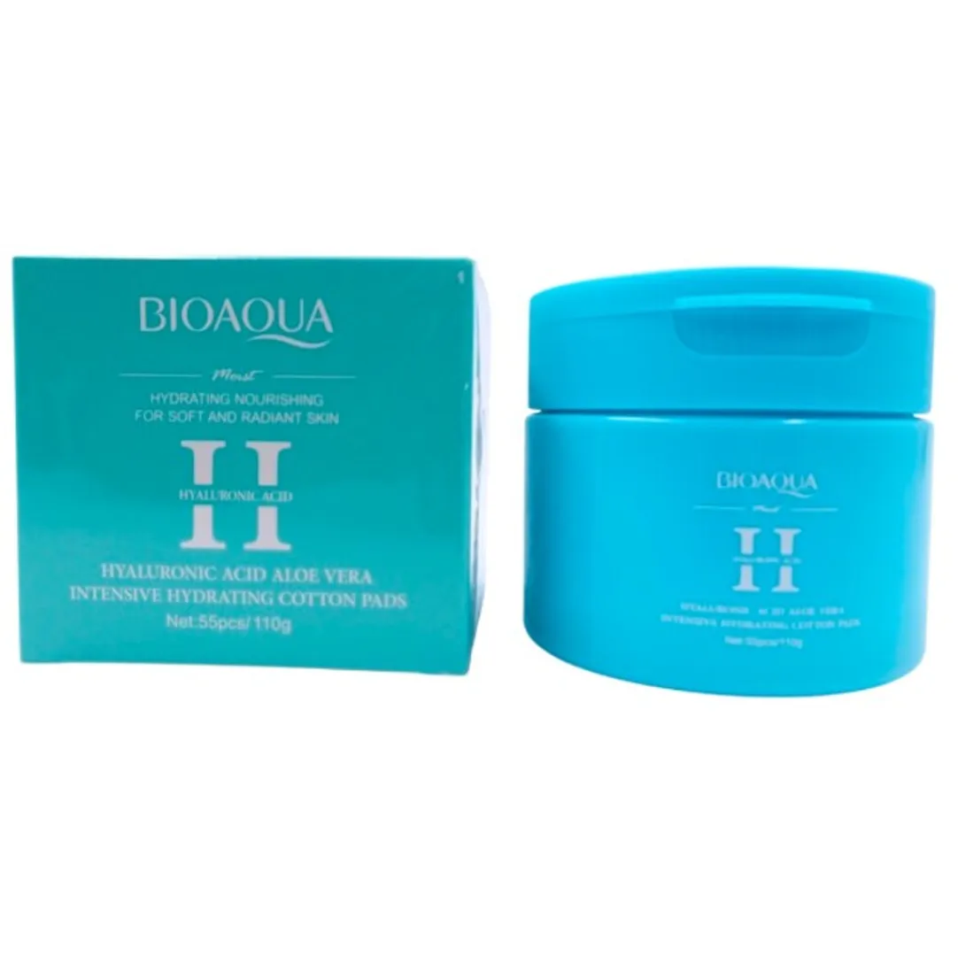PADS HIDRATANTES DE ACIDO HIALURONICO x55pcs BIOAQUA