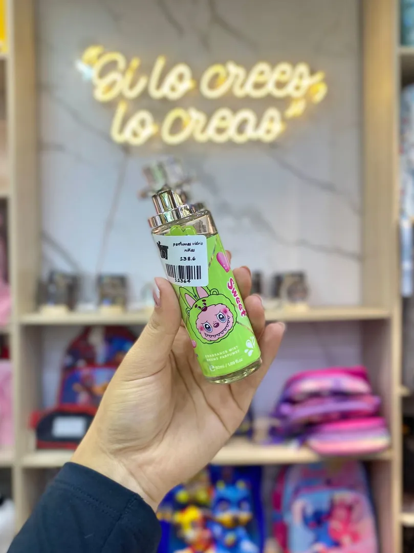 PERFUME VIDRIO NIÑAS 