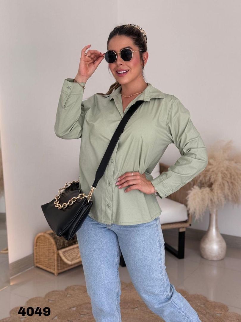 Camisa clásica manga larga 