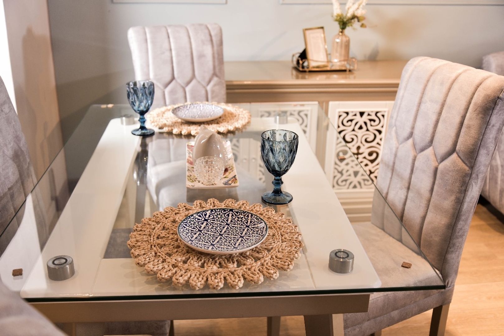 CDOR JULIANA X4 CHAMPAÑA PV 10MM TELA MARFIL