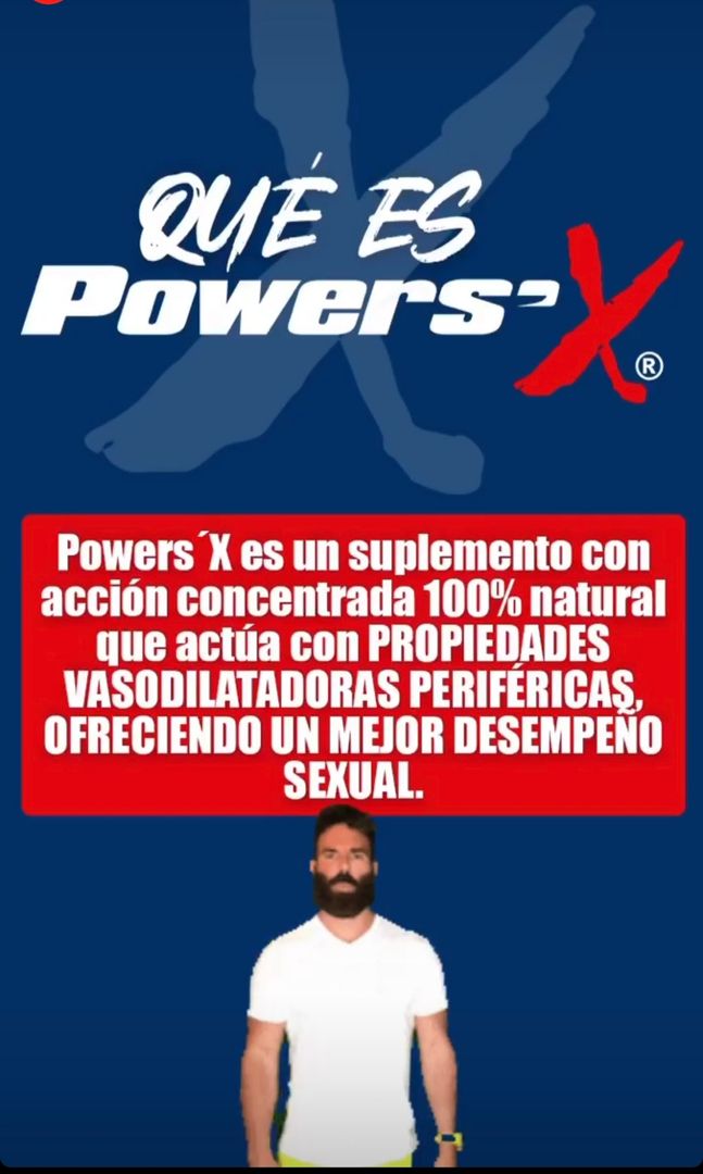 PASTILLA POWER´X SOBRE x4