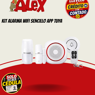 Imagen del producto KIT ALARMA WIFI SENCILLO APP TUYA