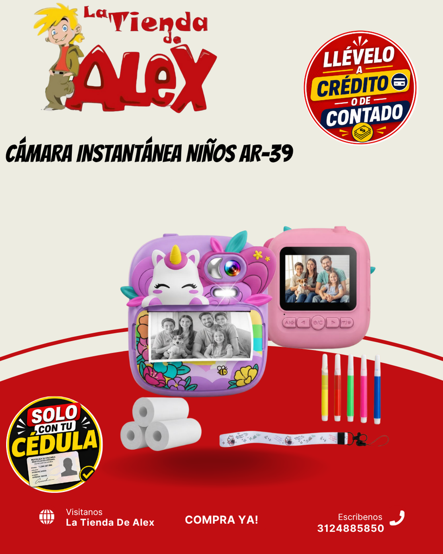 CÁMARA INSTANTÁNEA NIÑOS AR-39