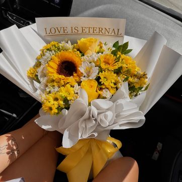 Bouquet coreano Sunshine - imagen 1