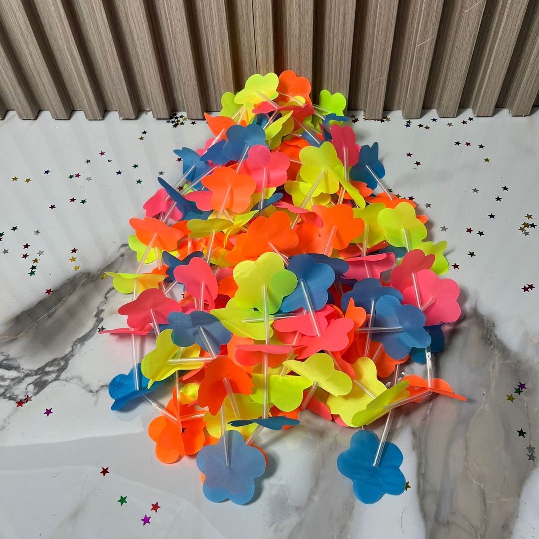 COLLAR PARA FIESTA DE TELA X 12 UNIDADES 