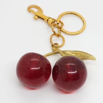 LLAVERO CEREZA RODINADO - imagen 1