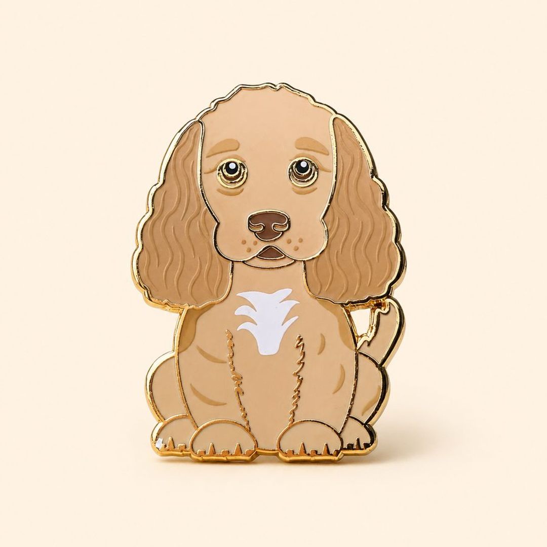 PIN COCKER SPANIEL CAFE