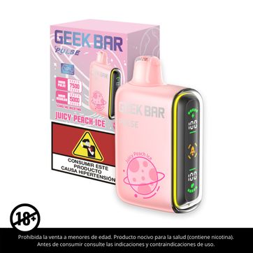Imagen del producto Geek Bar Pulse Juicy Peach Ice 15.000 Puffs