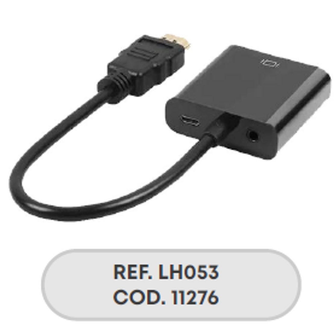 CONVERTIDOR HDMI A VGA ACTIVO