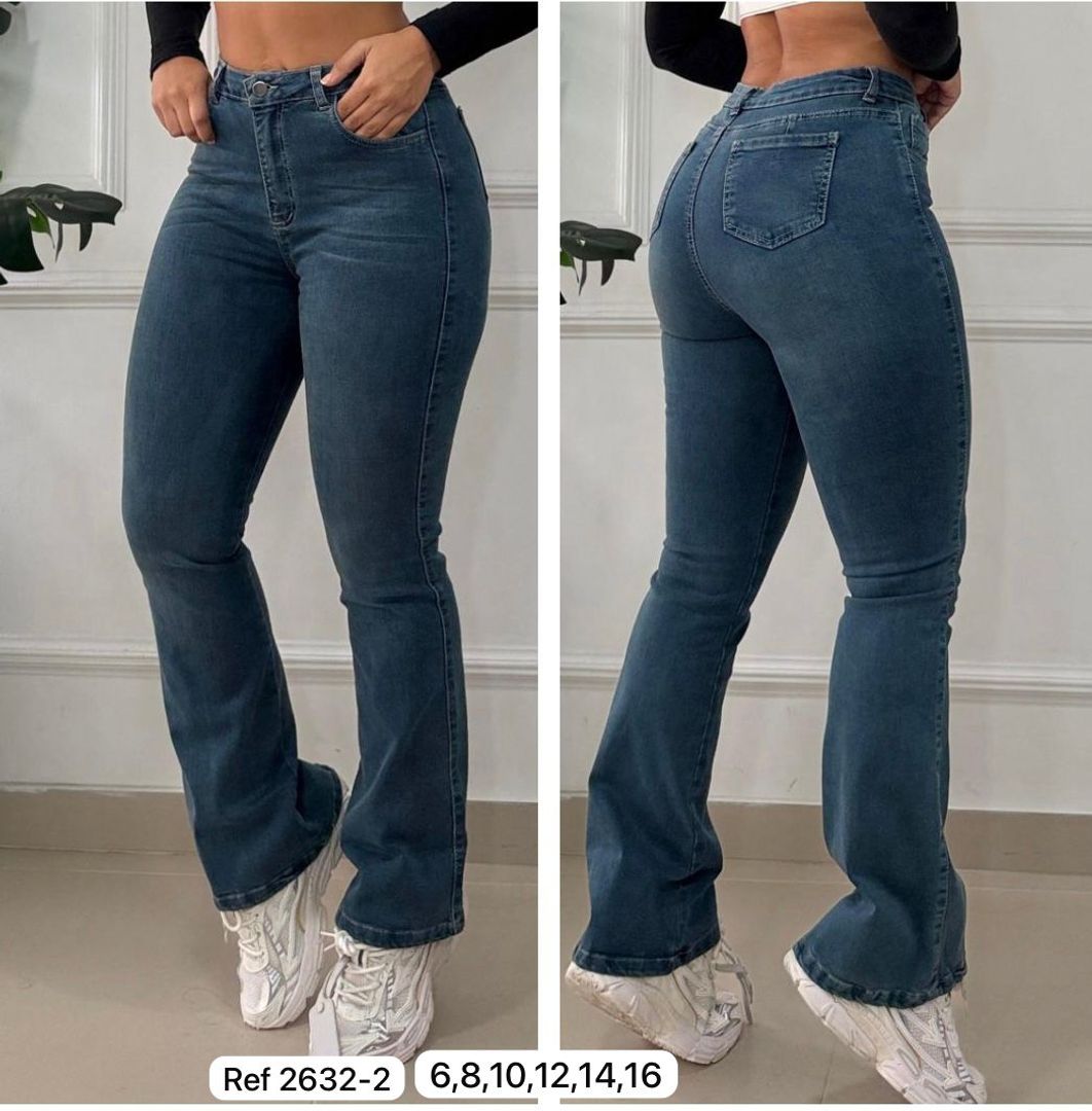 Jeans bota campana 