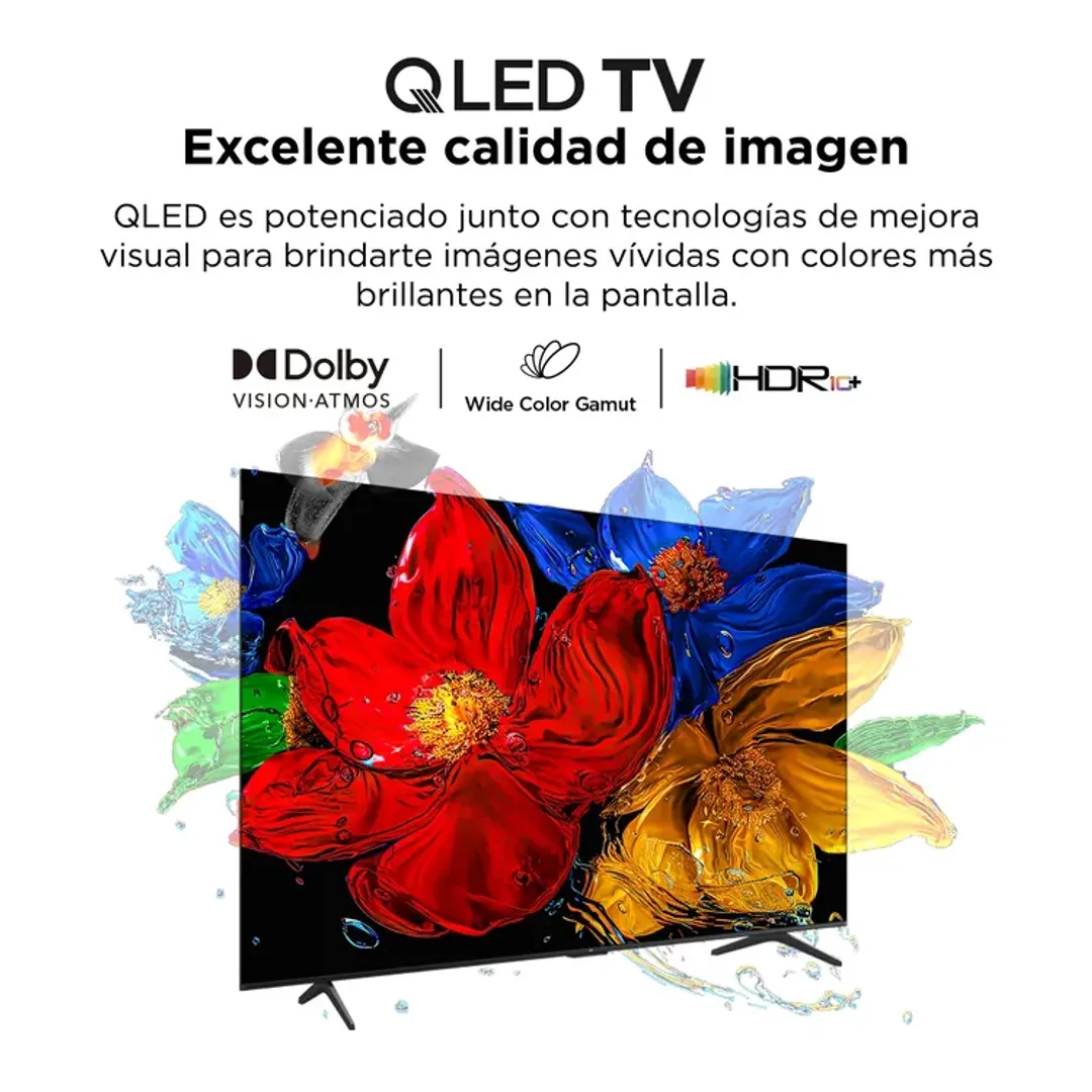 TV TCL 50" 4K-UHD LED QLED SMART TV GOOGLE