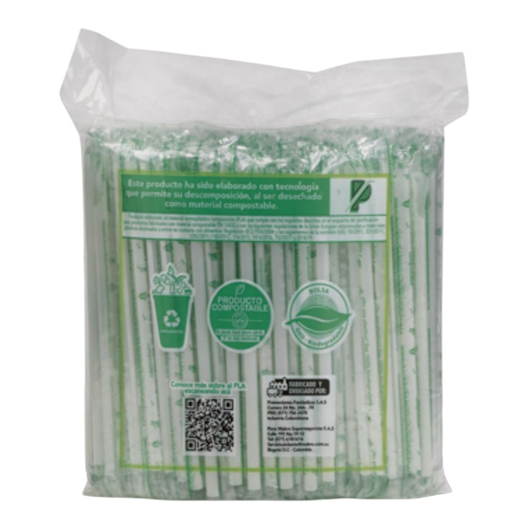  Z. PITILLOS ECOLOGICOS CON CUCHARA PAQ X 150 UND 