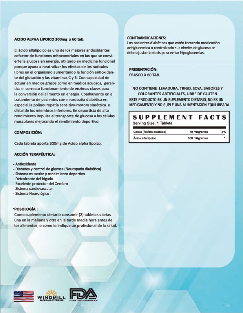 ALPHA LIPOIC ACID