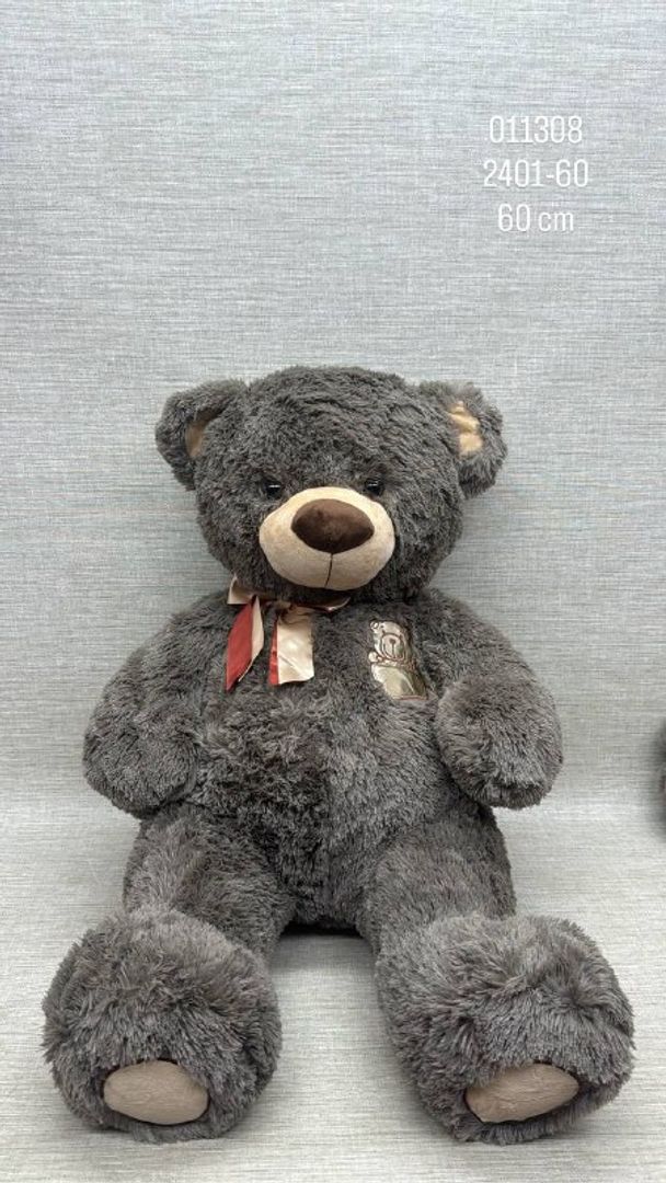 OSO CLÁSICO CON SELLITO Y CINTA 60 CM
