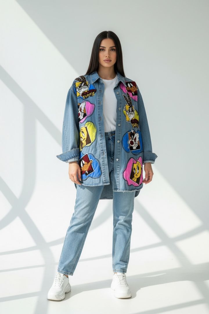 CHAQUETA LOONY TUNES DENIM
