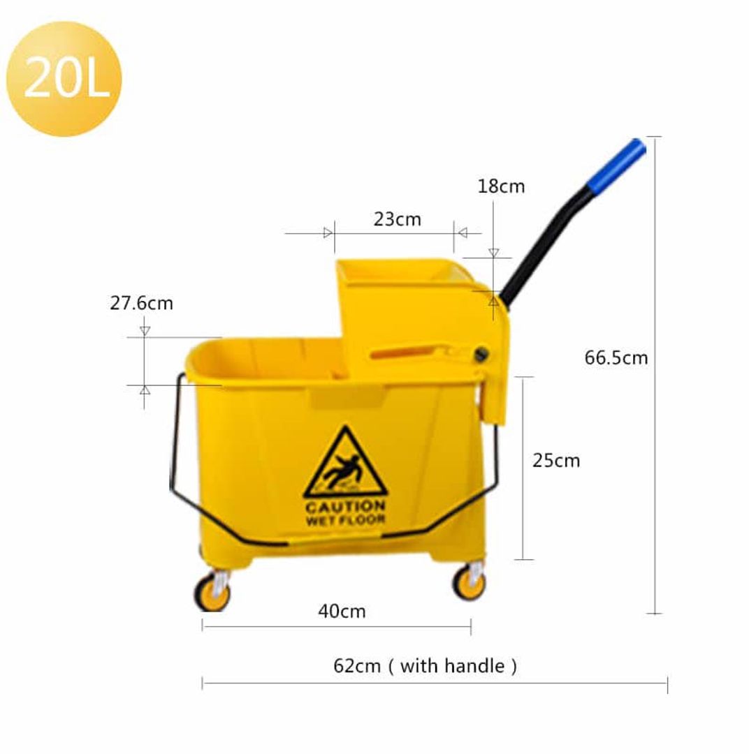 Y. BALDE EXPRIMIDOR DE 20 LITROS AMARILLO