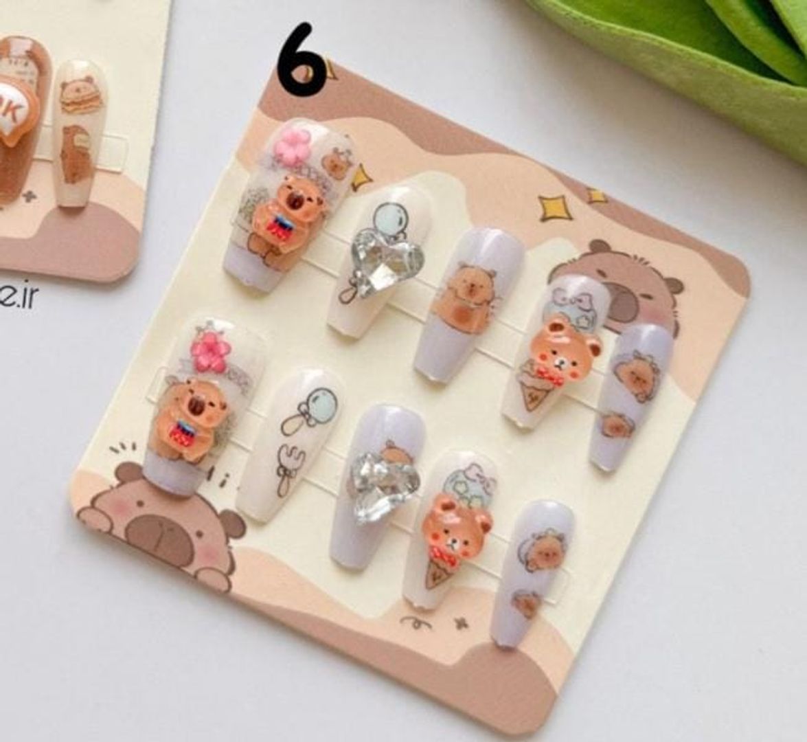 UÑAS POSTIZAS CAPIBARA