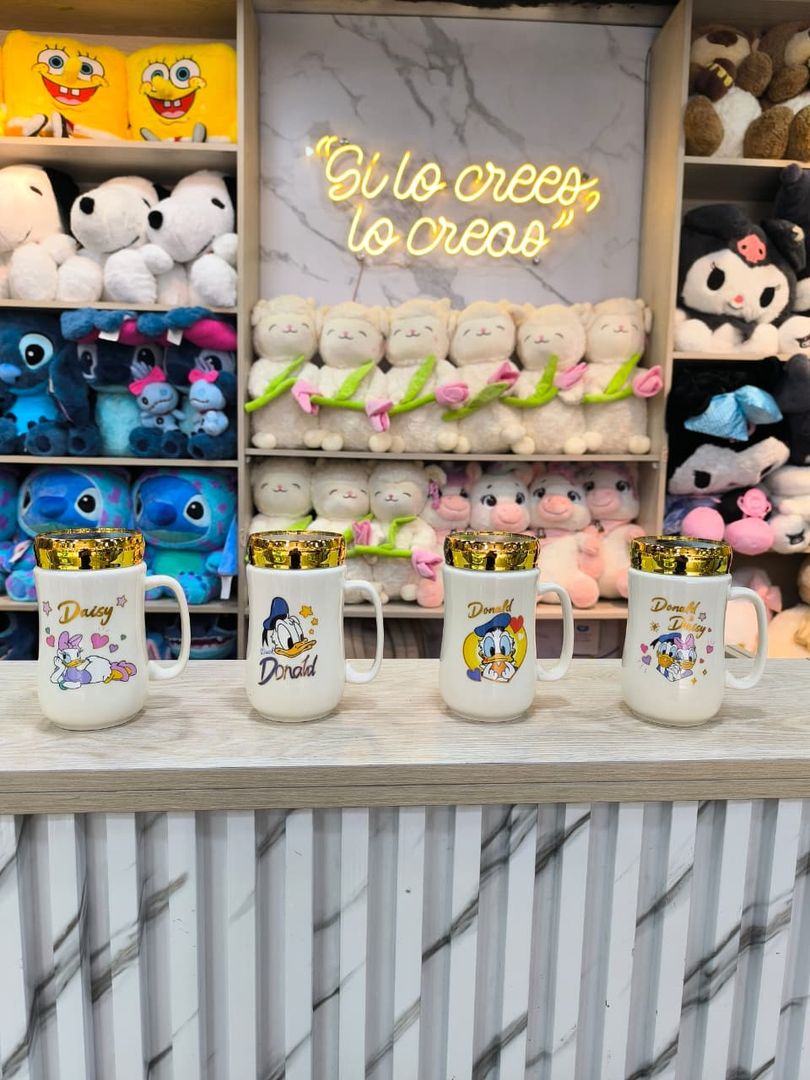 MUG TAPA ESPEJO DONALD & DEISY V2