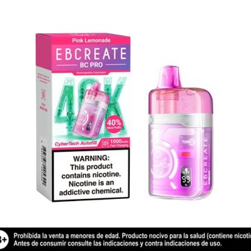 Imagen del producto Elfbar Bc Pro Pink Lemonade 40.000 Puffs